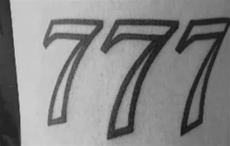777 Tattoo Meaning: Powerful Symbolism Behind this Numerical .